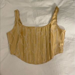 MISSGUIDED CORSET CROP TOP